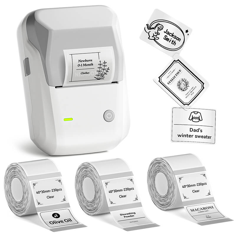 NIIMBOT B1 Inkless Thermal Label Printer, Create Professional Business Labels with Ease - Image 44