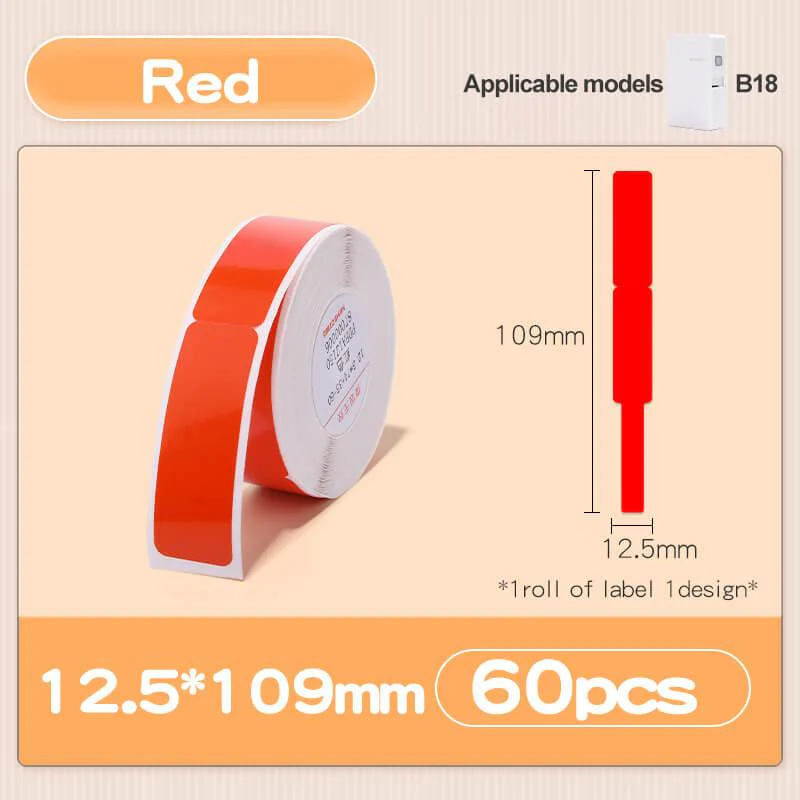 NIIMBOT N1 Colorful Label Stickers, Waterproof and High Temperature Resistance - Image 16