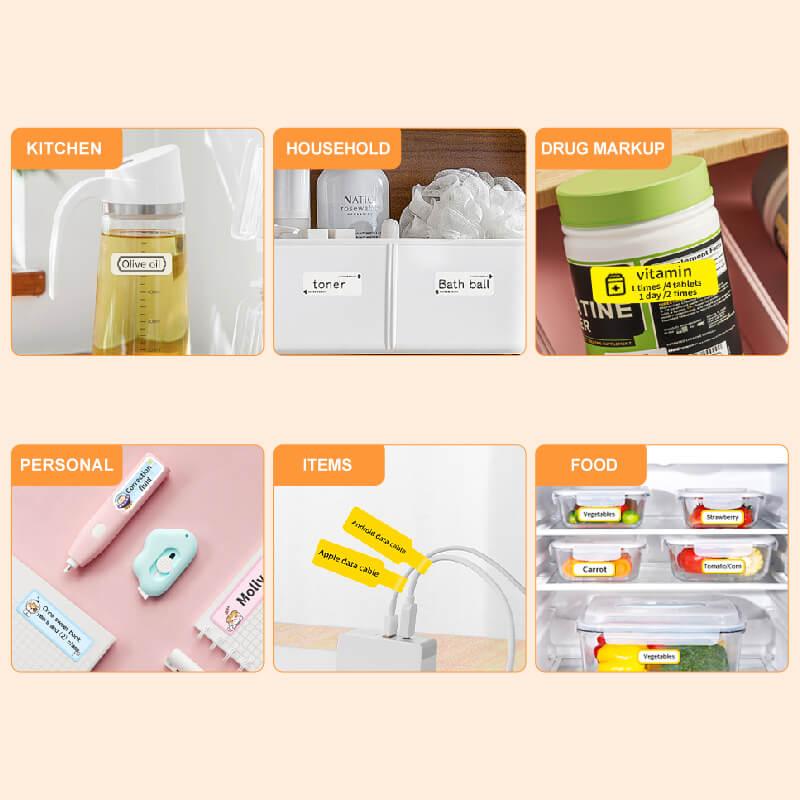 NIIMBOT N1 Colorful Label Stickers, Waterproof and High Temperature Resistance - Image 8