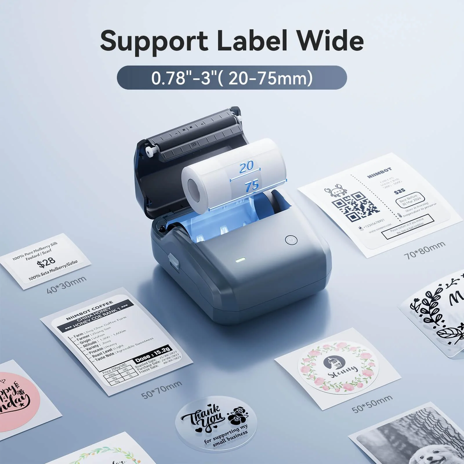 NIIMBOT B31 Bluetooth Thermal Label Maker- Essential Tool for Small Businesses - Image 4