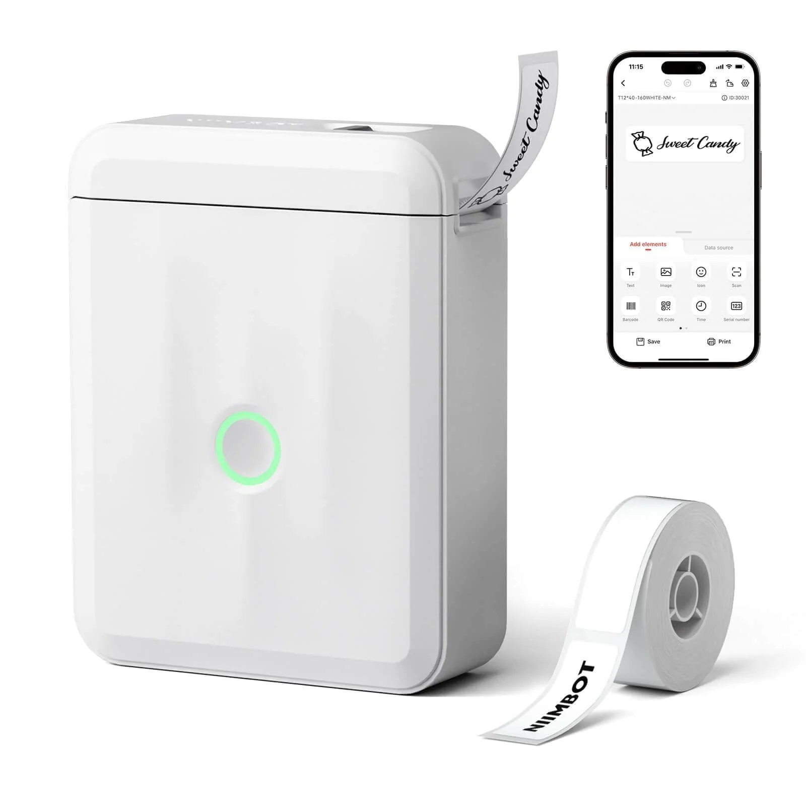 NIIMBOT D110 0.5 Inch Label Printer with Tape - Efficient Labeling On-the-Go - Image 10