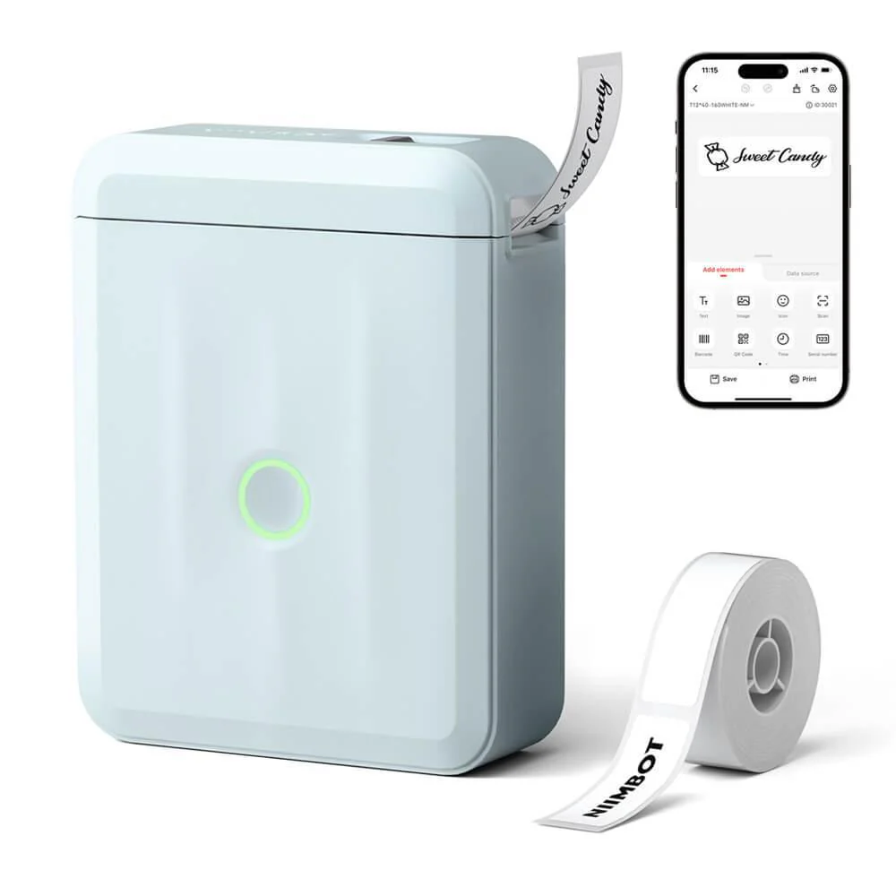 NIIMBOT D110 0.5 Inch Label Printer with Tape - Efficient Labeling On-the-Go - Image 11