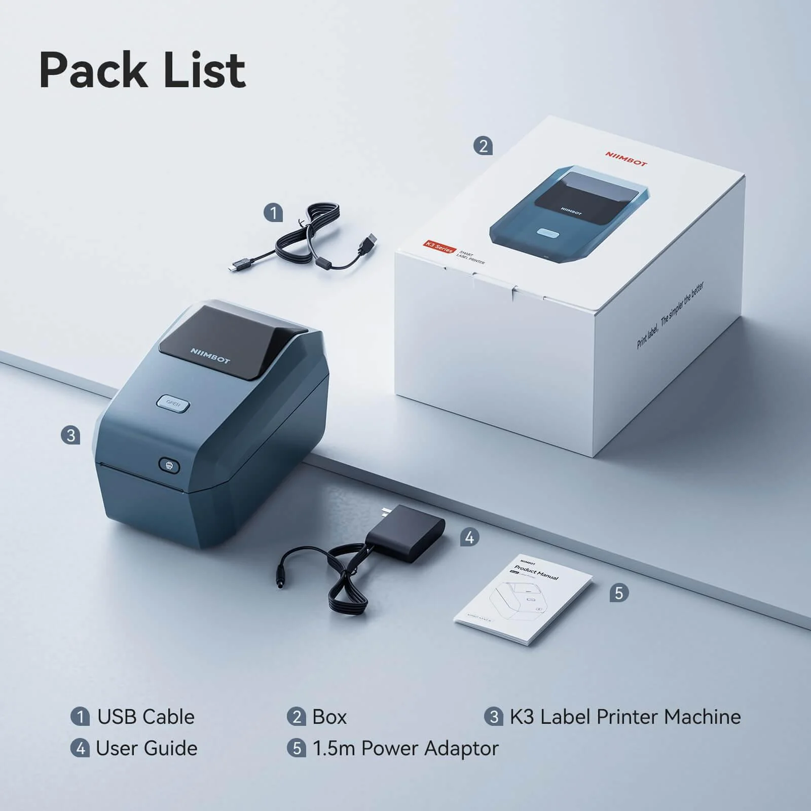 NIIMBOT K3 Thermal Inkless Label Maker - Efficiently Tool for Business - Image 9