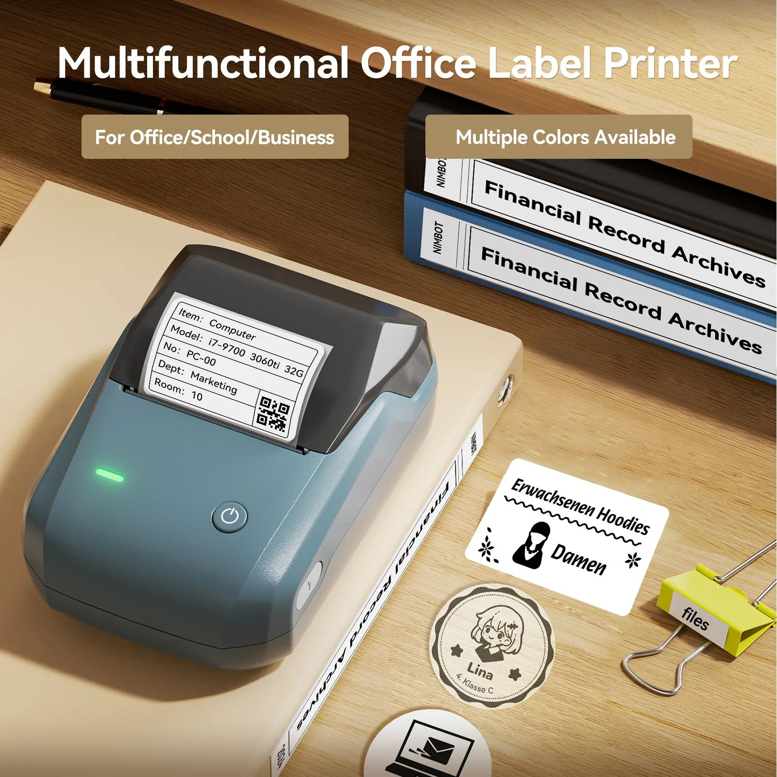 NIIMBOT B1 Multifunctional Office Label Printer for Home, Business Support Android, iPhone, Windows - Image 12