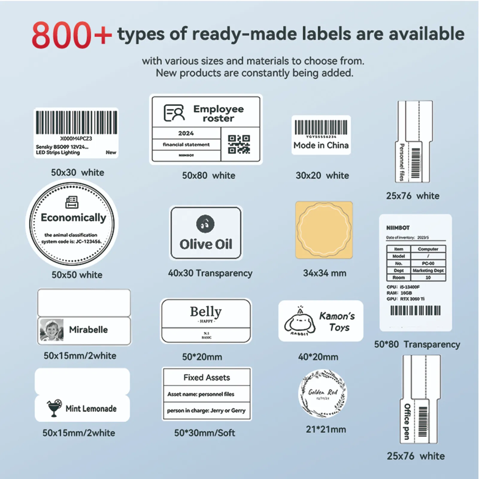 NIIMBOT B1 Multifunctional Office Label Printer for Home, Business Support Android, iPhone, Windows - Image 6