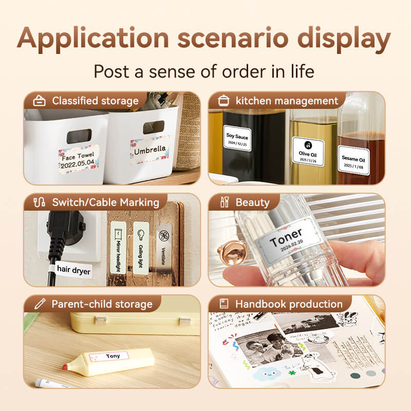 NIIMBOT B2 Label Maker, Thermal Label Printer, Portable Inkless Label Makers for Home/Office/Business - Image 4