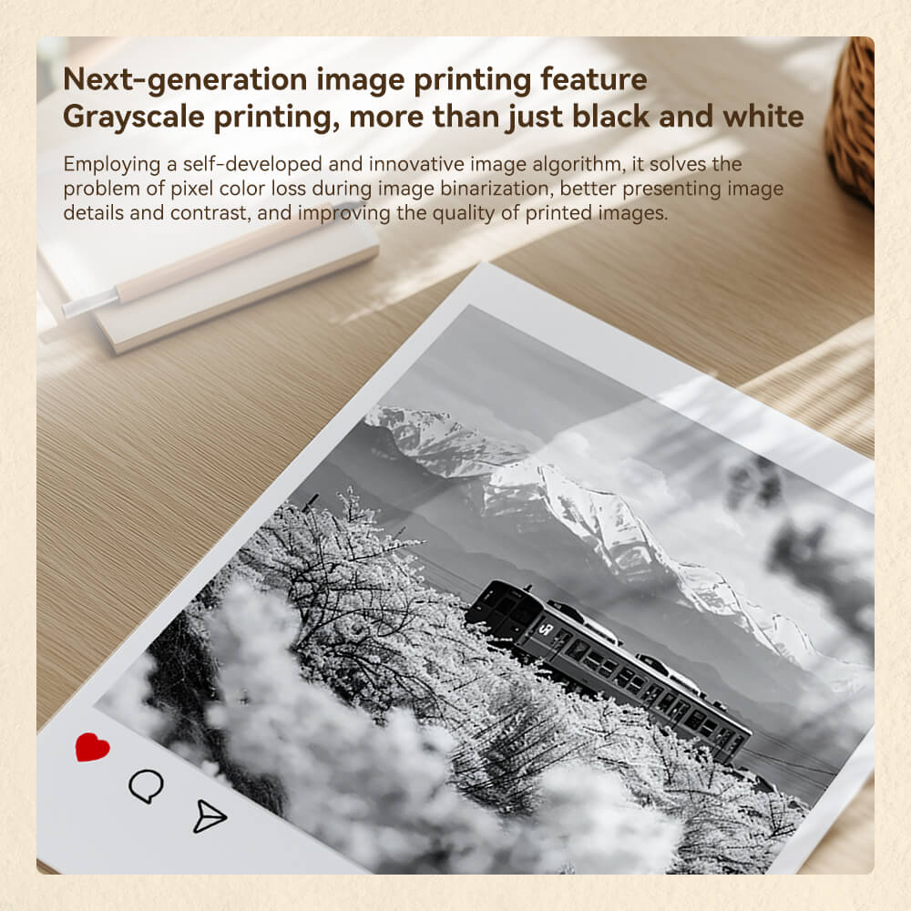 NIIMBOT B2 Pro Photo Maker Machine, 300 DPI High Definition, Portable Thermal Pohoto Printer with Fun APP for Photos, Scrapbook, Home - Image 3