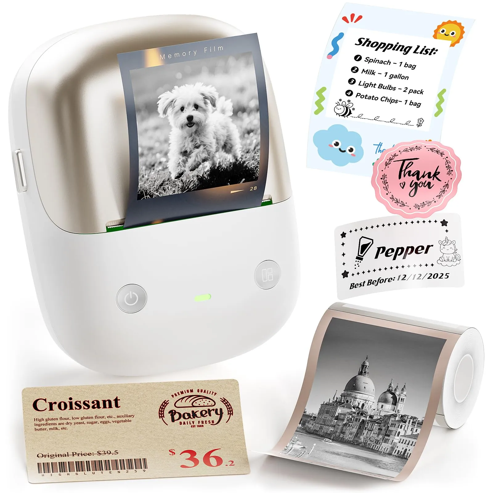 NIIMBOT B2 Pro Photo Maker Machine, 300 DPI High Definition, Portable Thermal Pohoto Printer with Fun APP for Photos, Scrapbook, Home - Image 8