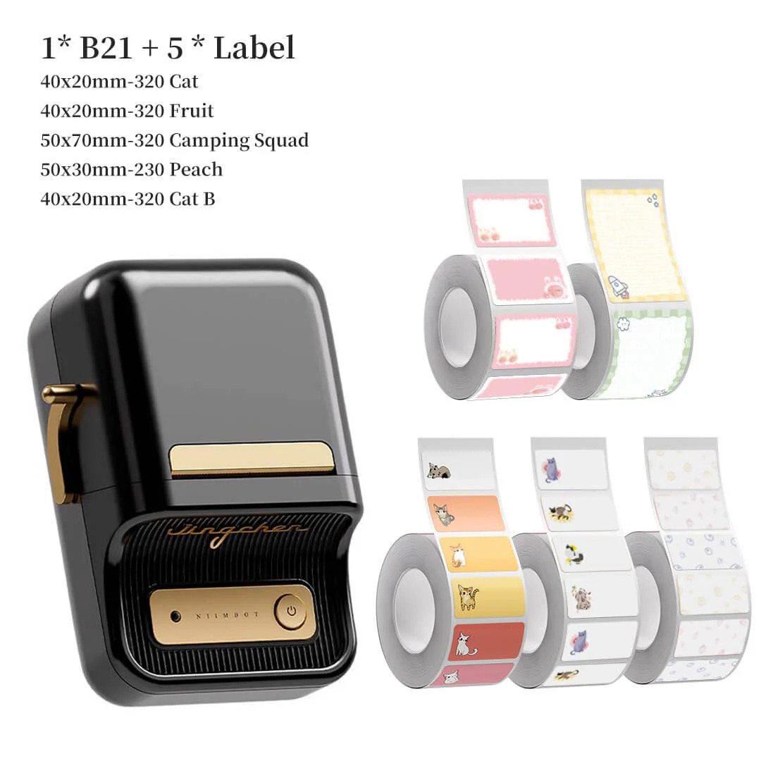 NIIMBOT B21 Bluetooth Thermal Label Printer, Efficient for Home, Office, Business - Image 16