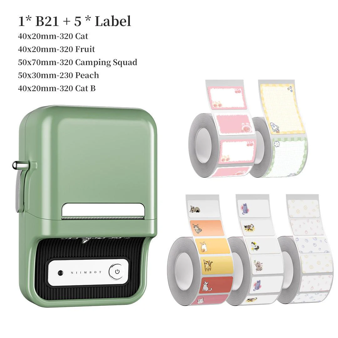 NIIMBOT B21 Bluetooth Thermal Label Printer, Efficient for Home, Office, Business - Image 23