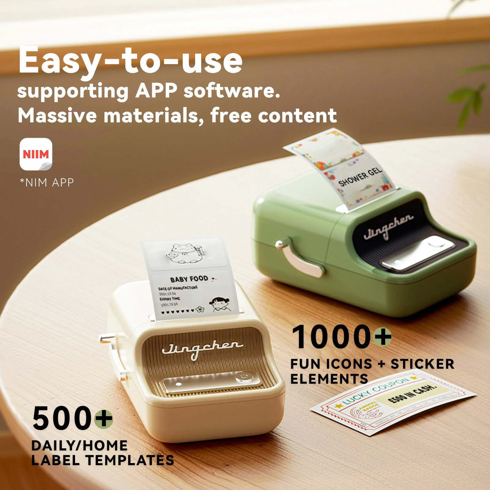 NIIMBOT B21 Bluetooth Thermal Kitchen Storage Labels Printer, Efficient for Home, Support PC&Phone - Image 5