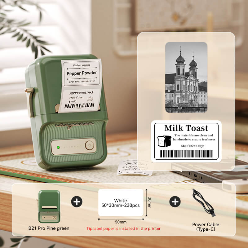 NIIMBOT B21 Pro 300dpi Label Printer, Photo Printing, Bluetooth Connection for Notes,Photos, Study Graphics, Memo Maker - Image 13