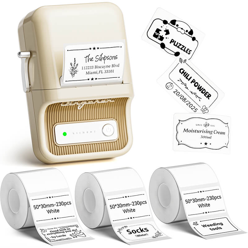 NIIMBOT B21 Pro 300dpi Label Printer, Photo Printing, Bluetooth Connection for Notes,Photos, Study Graphics, Memo Maker - Image 16