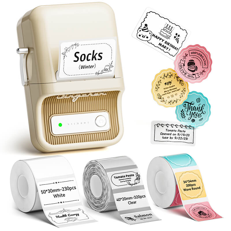 NIIMBOT B21 Pro 300dpi Label Printer, Photo Printing, Bluetooth Connection for Notes,Photos, Study Graphics, Memo Maker - Image 17