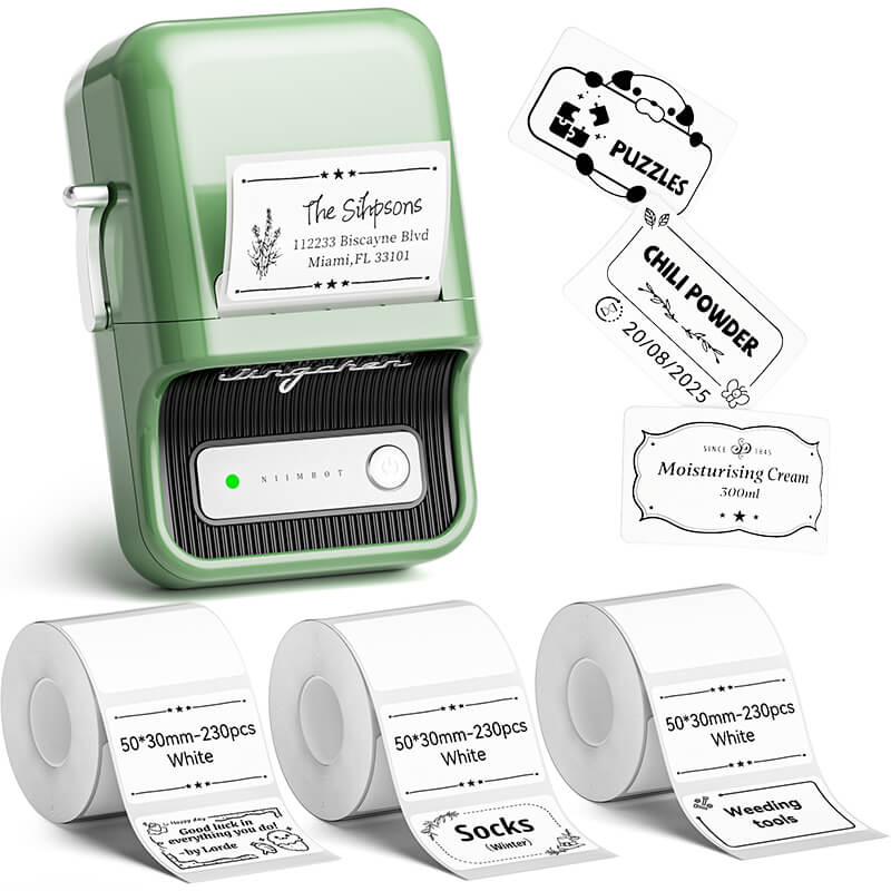 NIIMBOT B21 Pro 300dpi Label Printer, Photo Printing, Bluetooth Connection for Notes,Photos, Study Graphics, Memo Maker - Image 19