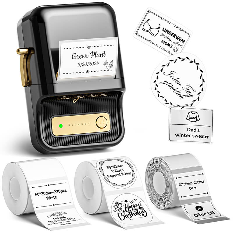 NIIMBOT B21 Pro 300dpi Label Printer, Photo Printing, Bluetooth Connection for Notes,Photos, Study Graphics, Memo Maker - Image 21