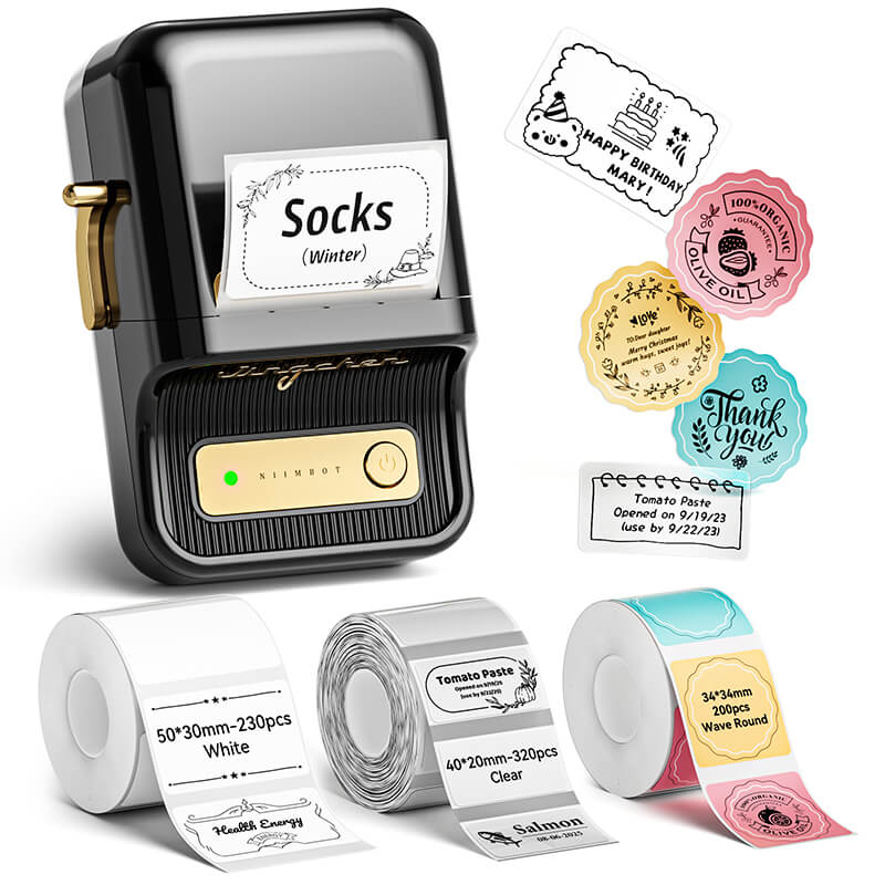 NIIMBOT B21 Pro 300dpi Label Printer, Photo Printing, Bluetooth Connection for Notes,Photos, Study Graphics, Memo Maker - Image 23