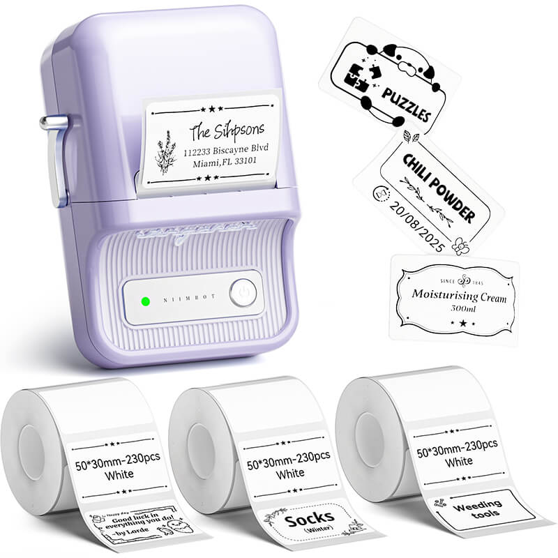 NIIMBOT B21 Pro 300dpi Label Printer, Photo Printing, Bluetooth Connection for Notes,Photos, Study Graphics, Memo Maker - Image 25