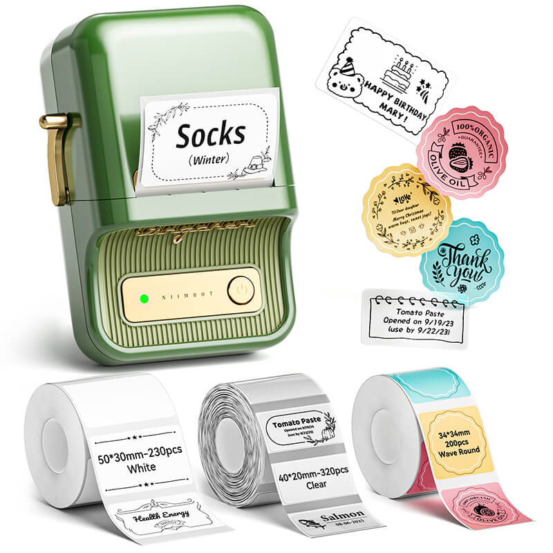 NIIMBOT B21 Pro 300dpi Label Printer, Photo Printing, Bluetooth Connection for Notes,Photos, Study Graphics, Memo Maker - Image 29