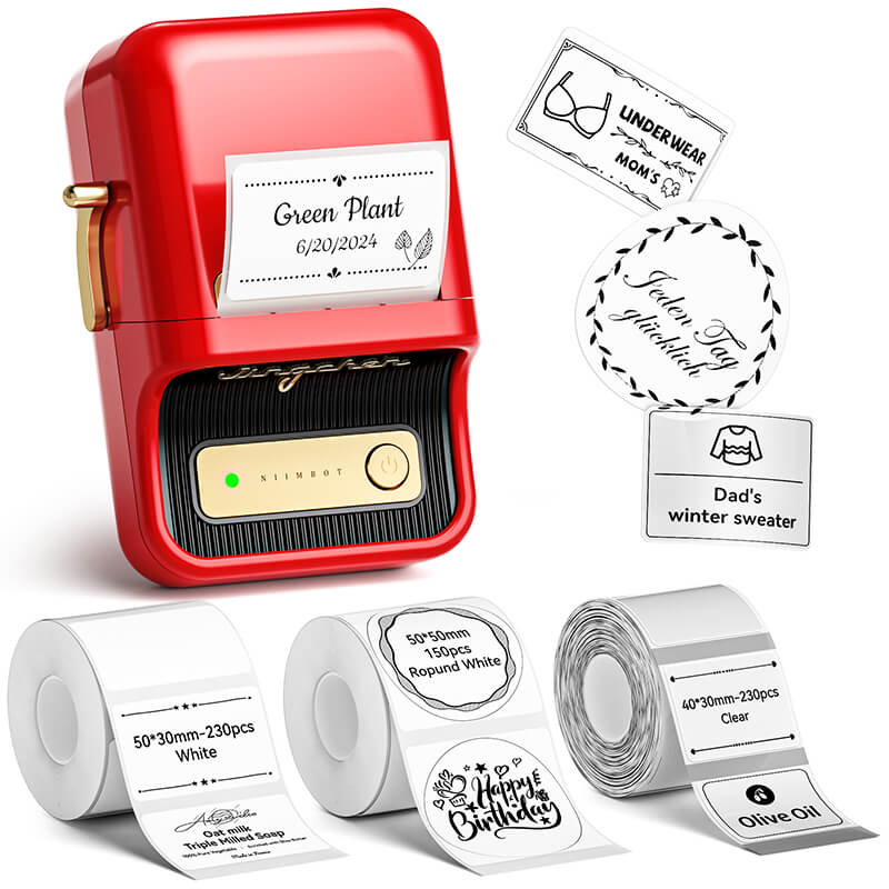 NIIMBOT B21 Pro 300dpi Label Printer, Photo Printing, Bluetooth Connection for Notes,Photos, Study Graphics, Memo Maker - Image 30
