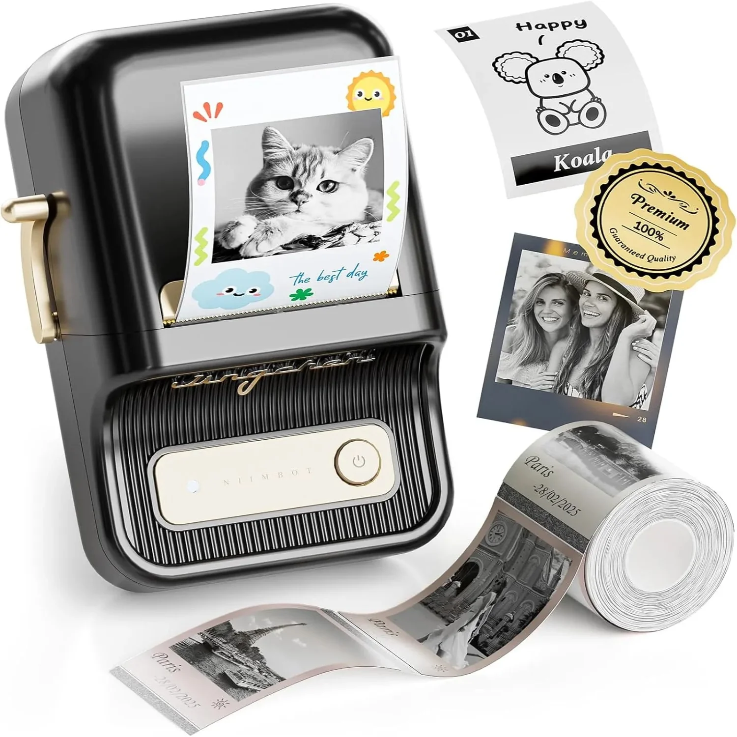 NIIMBOT B21 Pro 300dpi Label Printer, Photo Printing, Bluetooth Connection for Notes,Photos, Study Graphics, Memo Maker - Image 33