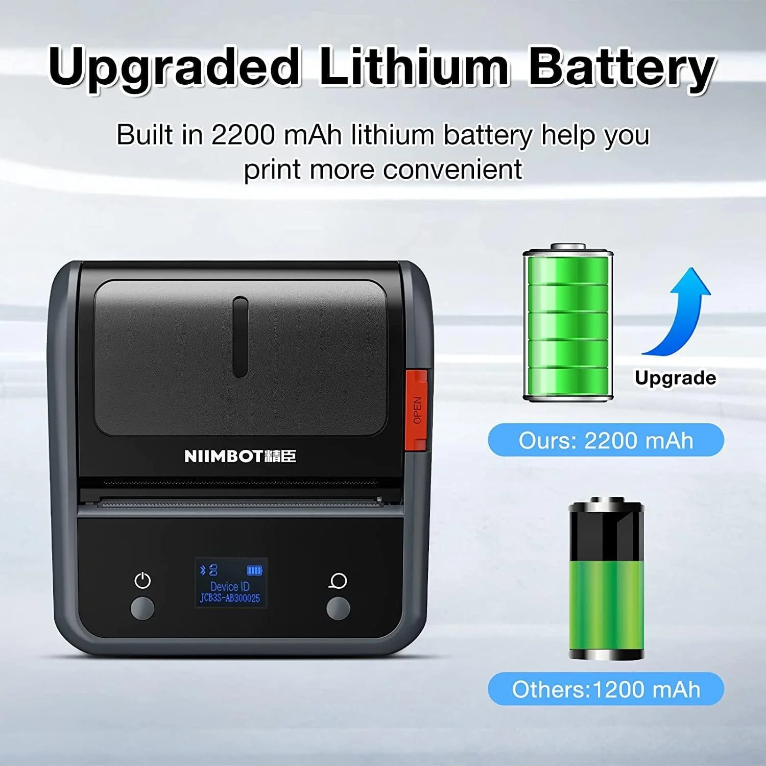 NIIMBOT B3S Thermal Label Printer - Streamline Labeling and Receipt Printing - Image 8