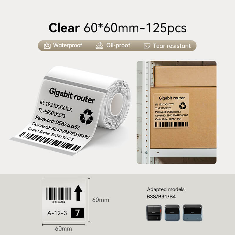 NIIMBOT B4 Inkless Thermal Label Maker for Supermarket/Retail - Image 11