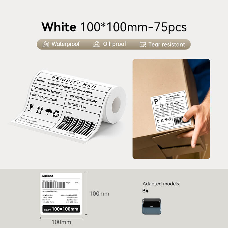NIIMBOT B4 Inkless Thermal Label Maker for Supermarket/Retail - Image 9