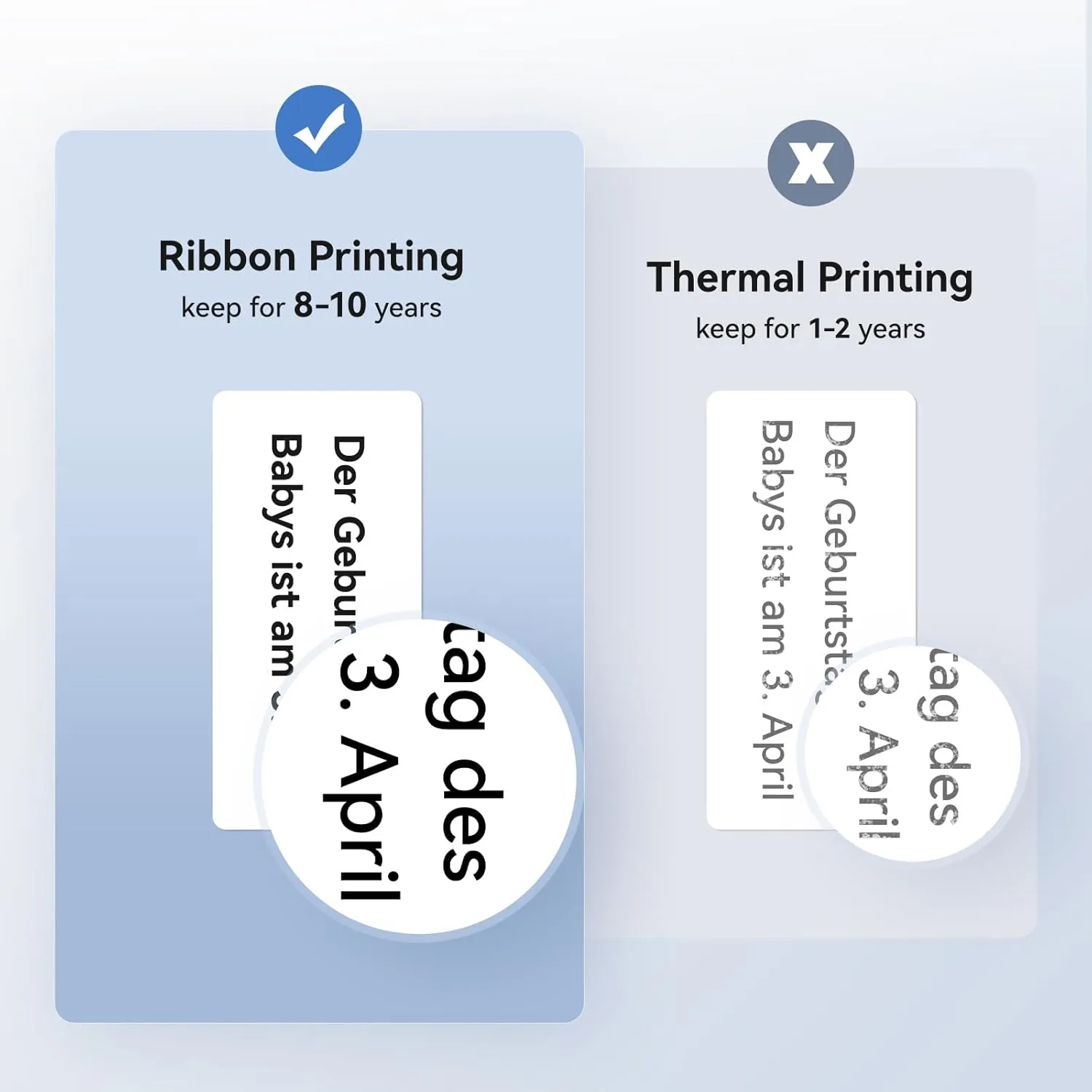 NIIMBOT Compatible M2 Labeling Ribbon, Replacement Refill Tapes - Image 7