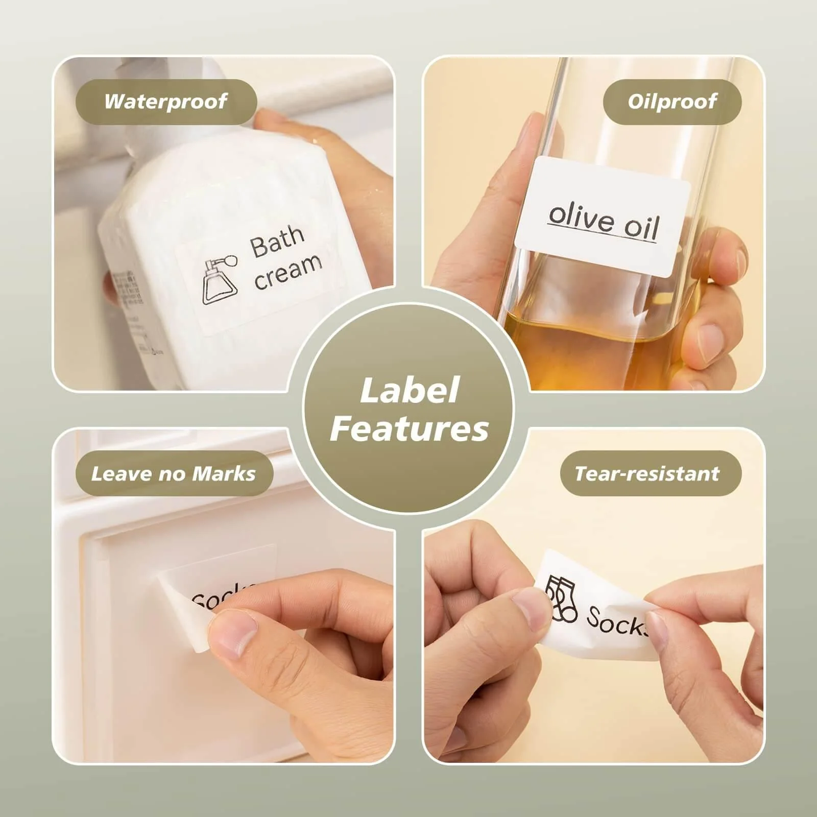 Cute Color Label Tape for D101 - Image 2