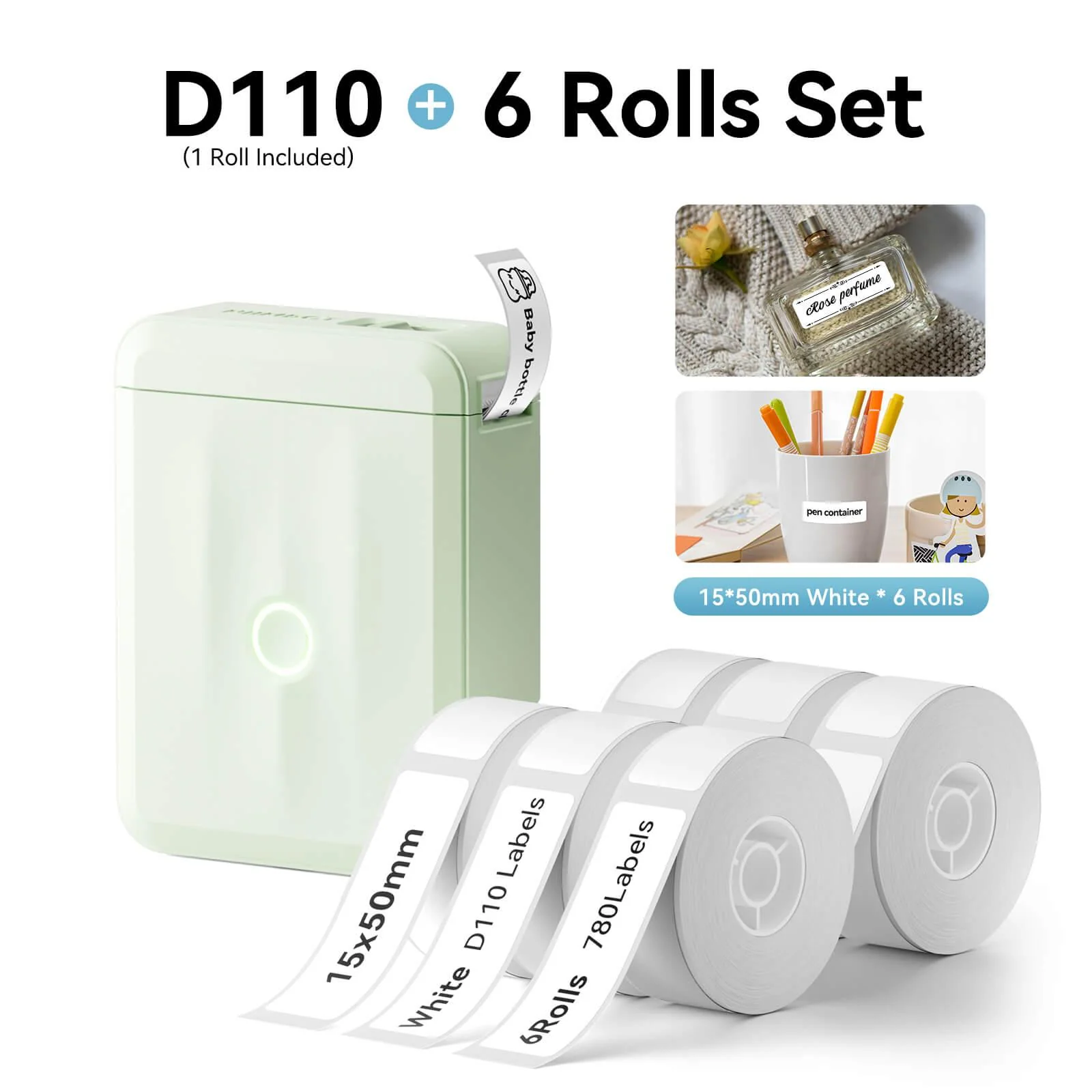 NIIMBOT D110 Upgraded Thermal Switch Mini Label Maker Bluetooth for Office Home School - Image 33