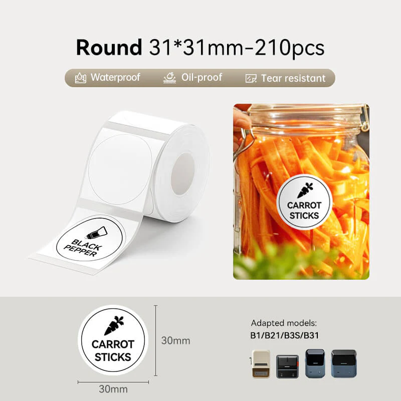 Round Label Tape for B21, B1, B3S - Image 12