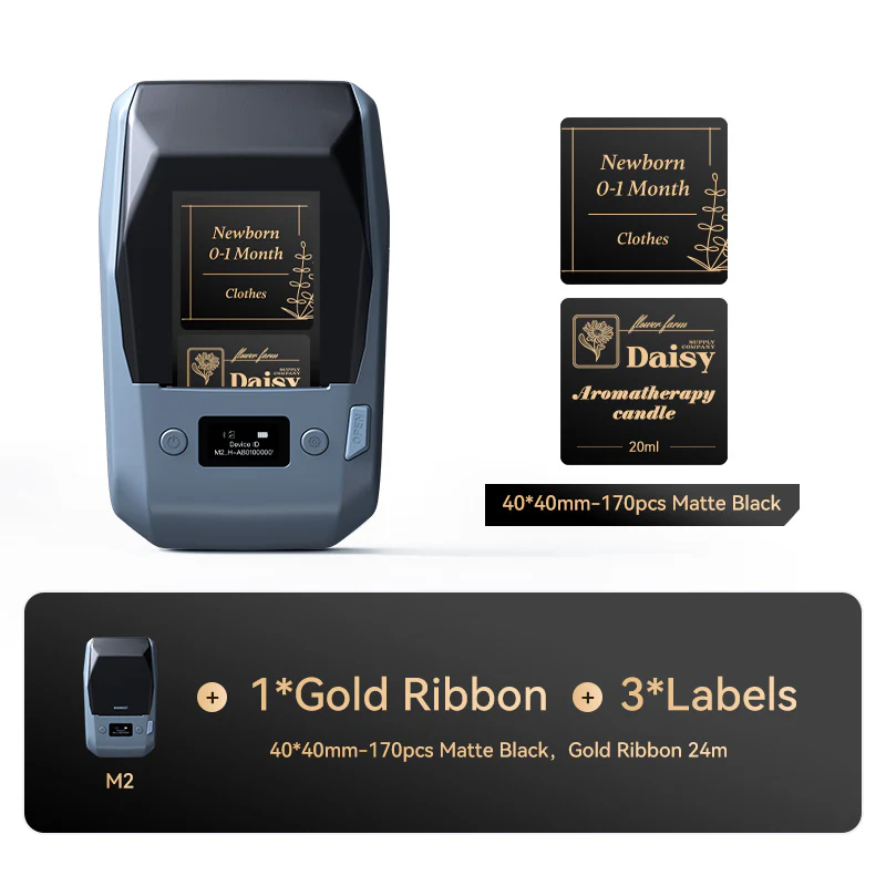 NIIMBOT M2 Vial Label Printer, Smart Color Printing with Phones & PC for Various Home Vial Bottles - Image 12
