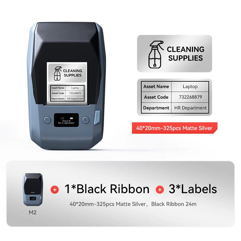 NIIMBOT M2 Vial Label Printer, Smart Color Printing with Phones & PC for Various Home Vial Bottles - Image 14