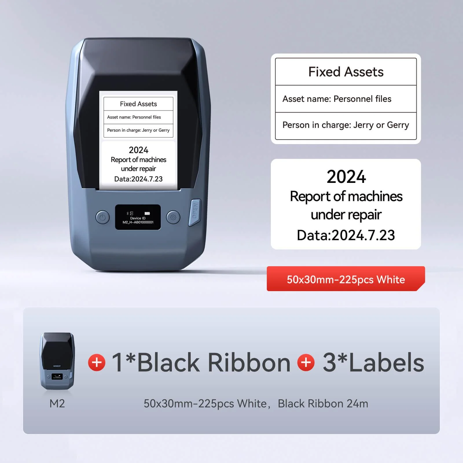 NIIMBOT M2 Vial Label Printer, Smart Color Printing with Phones & PC for Various Home Vial Bottles - Image 15