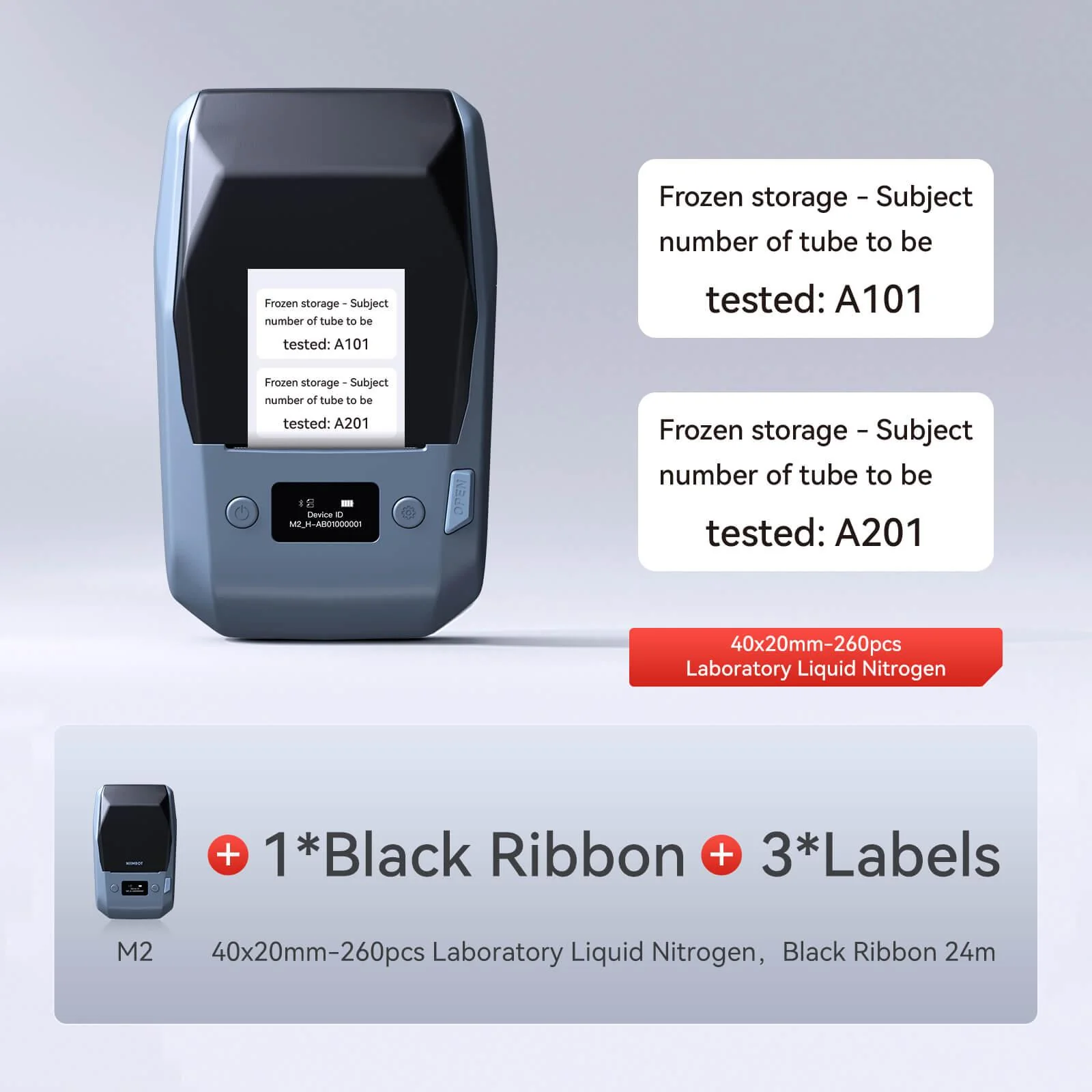 NIIMBOT M2 Vial Label Printer, Smart Color Printing with Phones & PC for Various Home Vial Bottles - Image 16