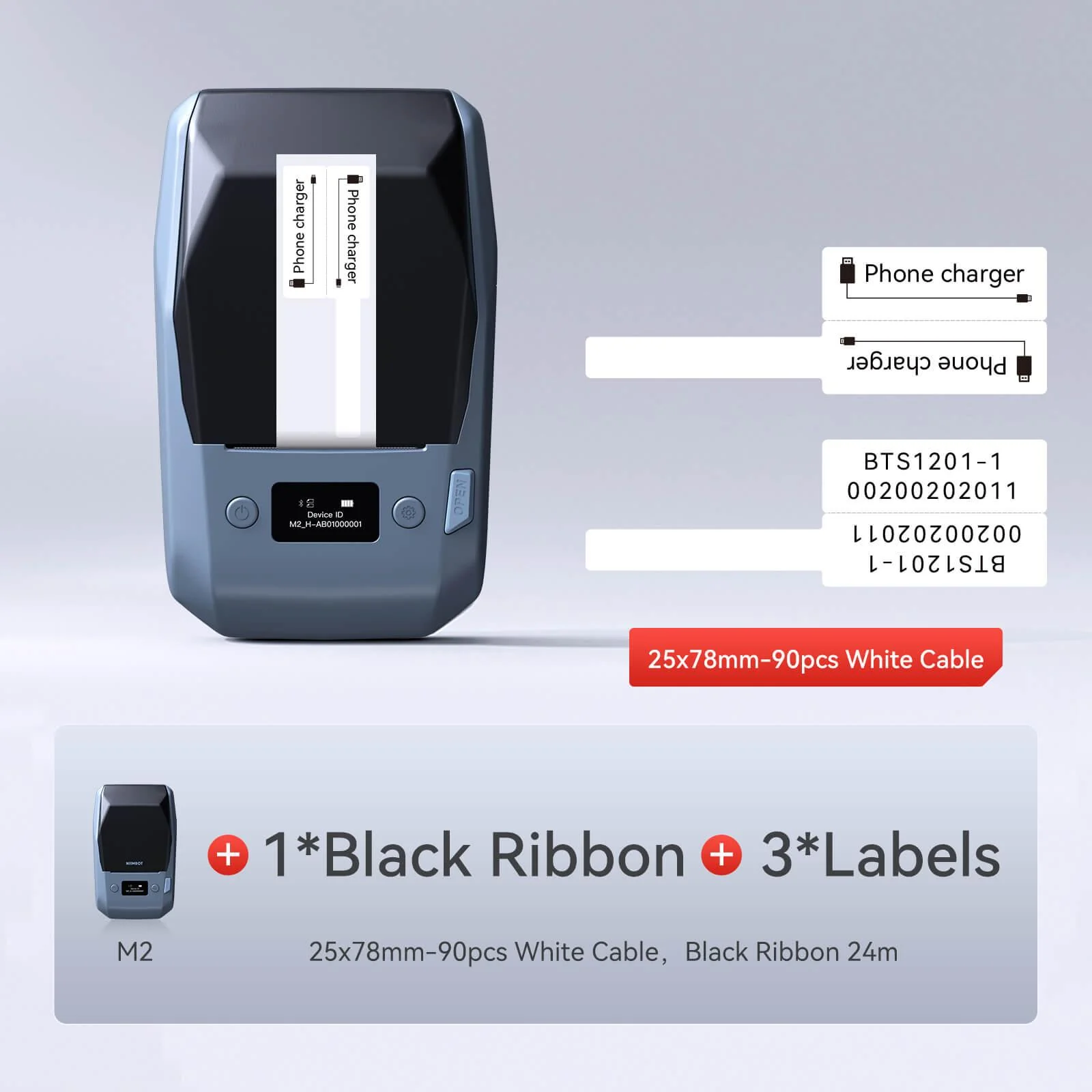 NIIMBOT M2 Vial Label Printer, Smart Color Printing with Phones & PC for Various Home Vial Bottles - Image 20