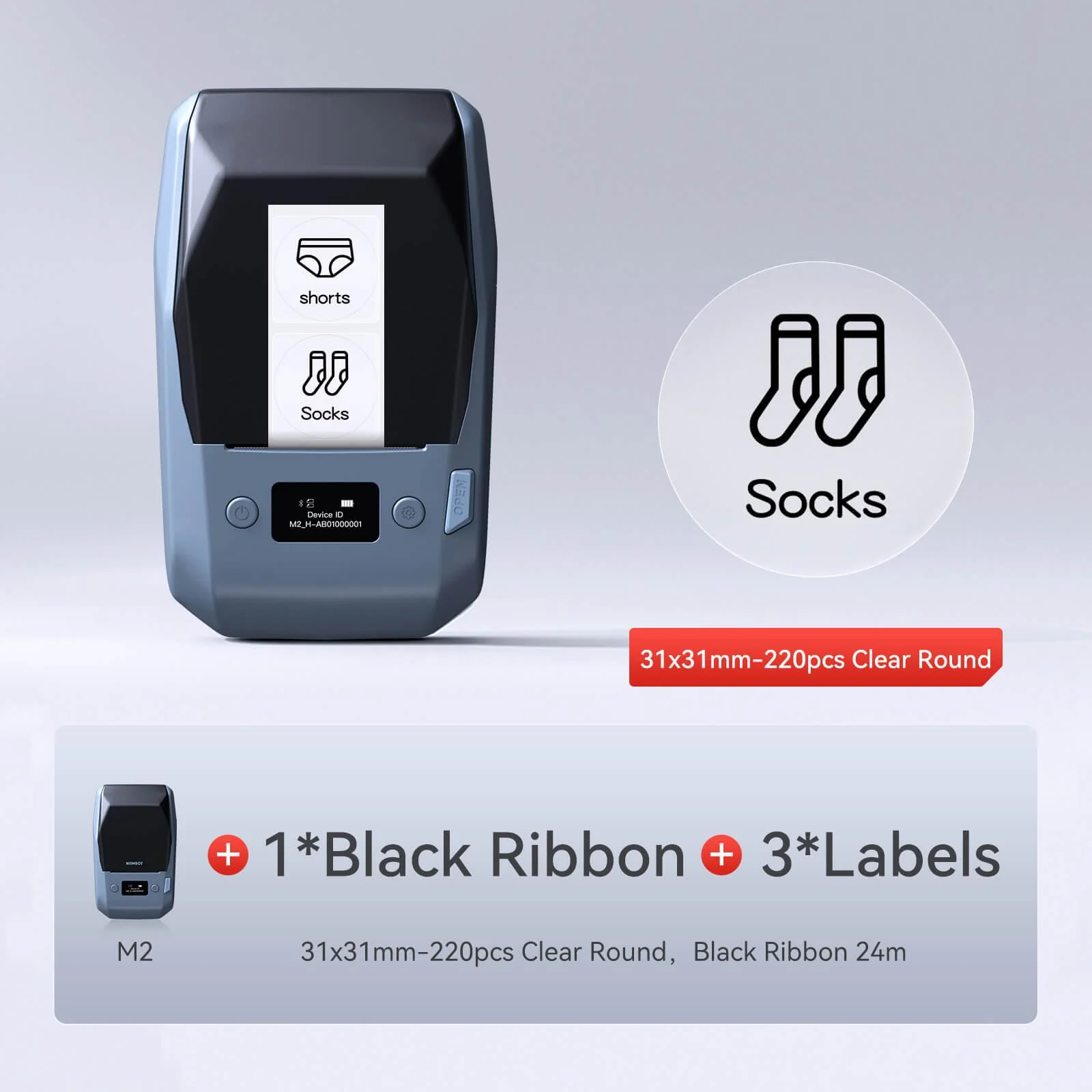 NIIMBOT M2 Vial Label Printer, Smart Color Printing with Phones & PC for Various Home Vial Bottles - Image 21