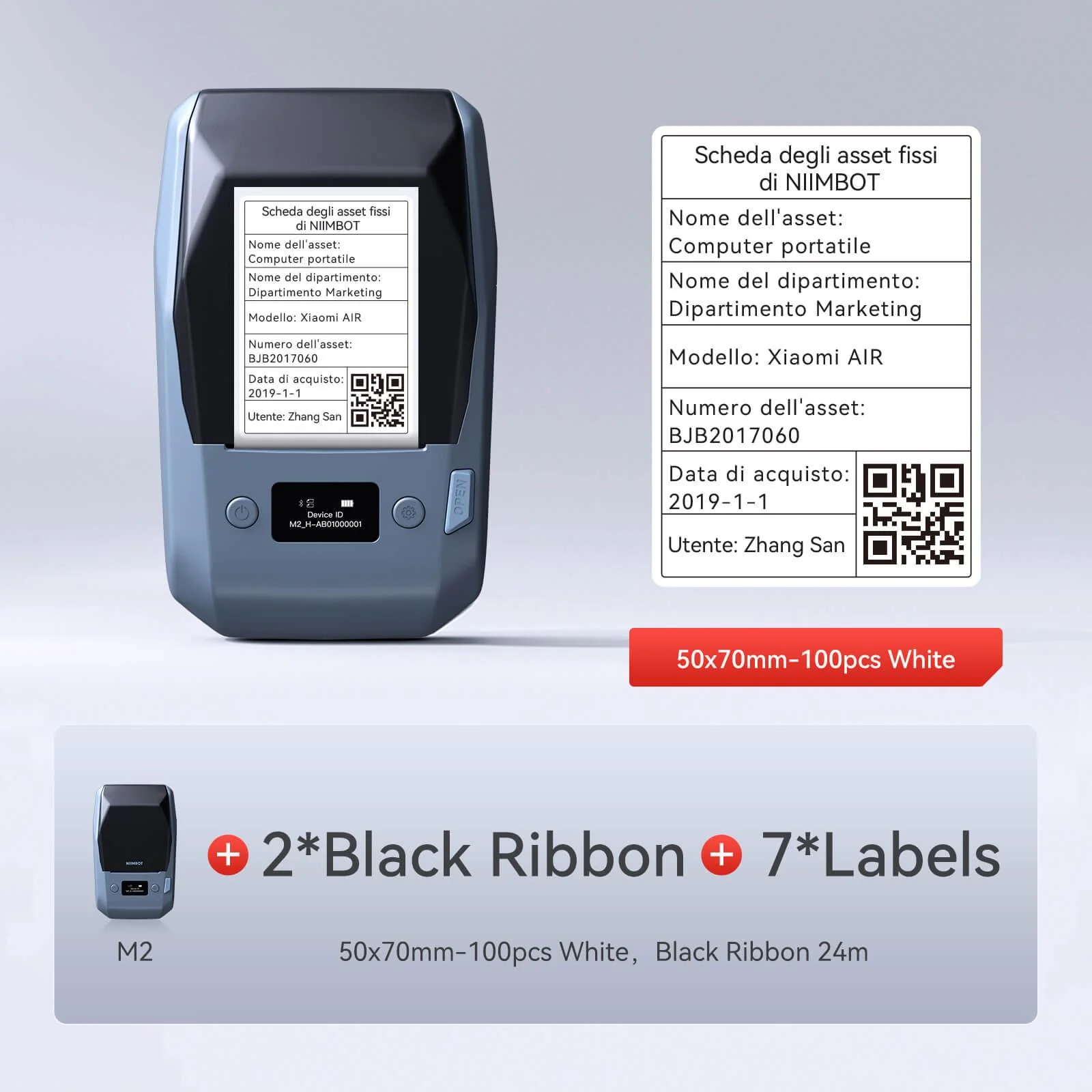 NIIMBOT M2 Vial Label Printer, Smart Color Printing with Phones & PC for Various Home Vial Bottles - Image 26