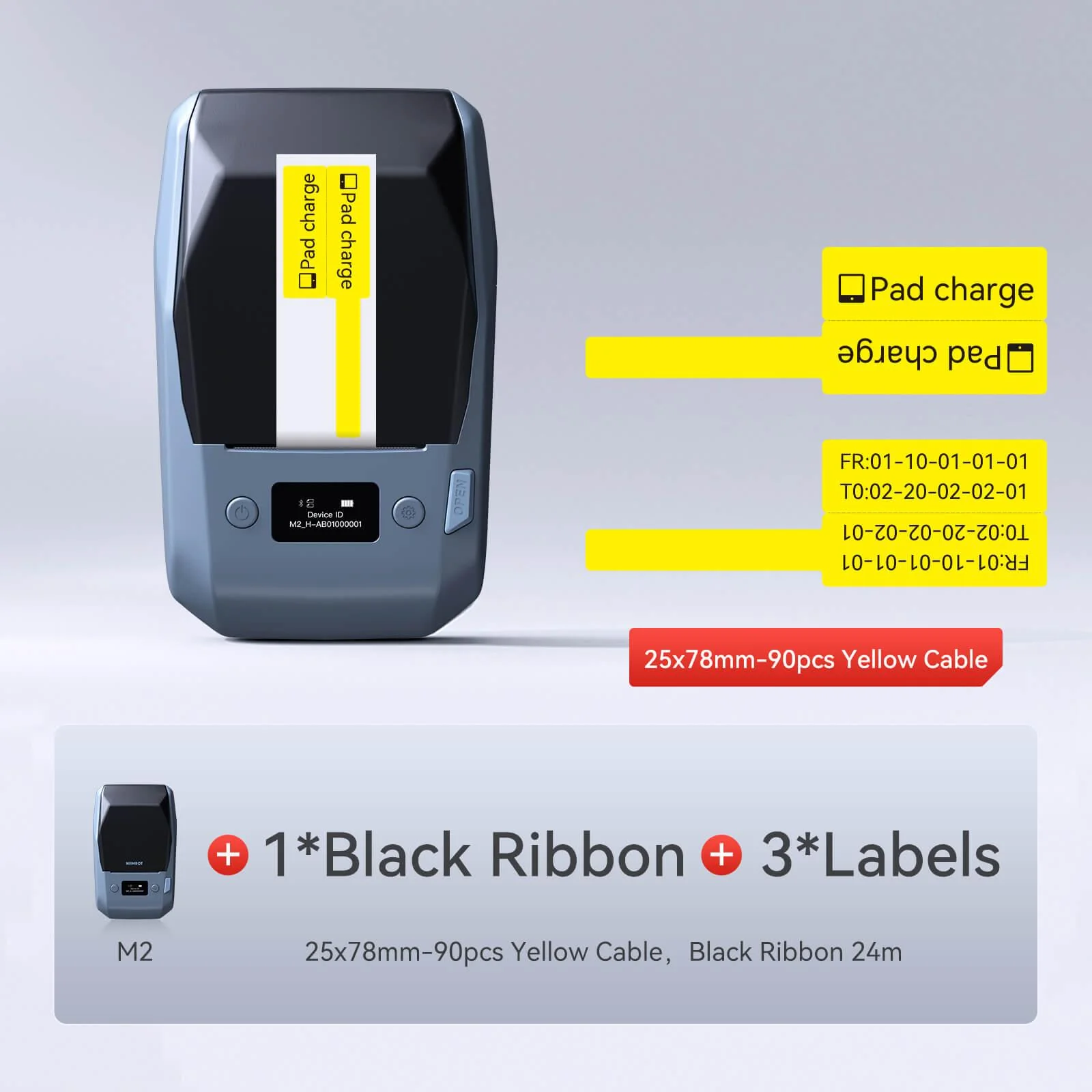 NIIMBOT M2 Vial Label Printer, Smart Color Printing with Phones & PC for Various Home Vial Bottles - Image 32