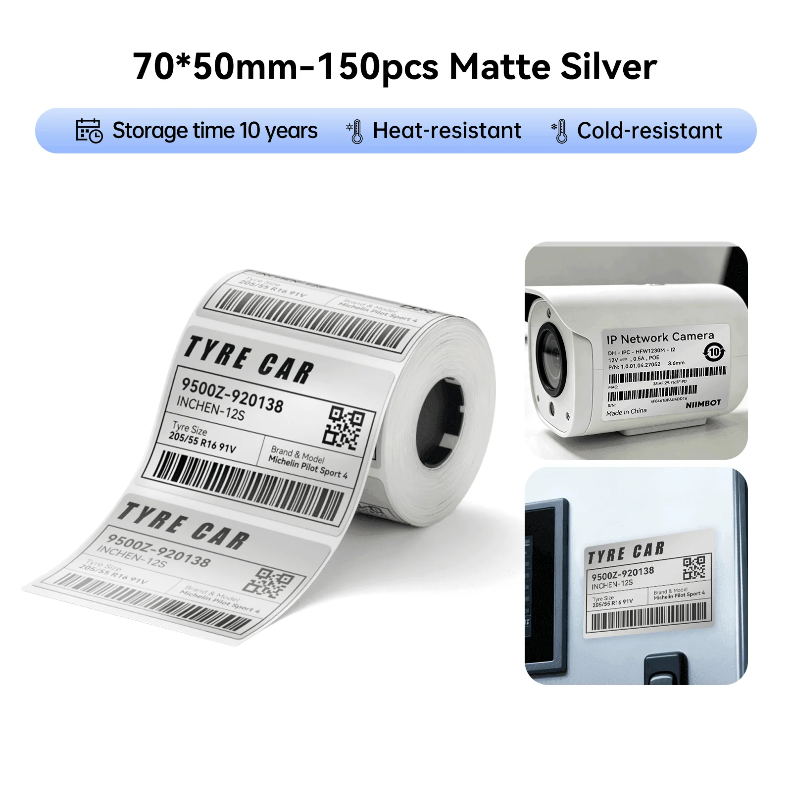 NIIMBOT M3 Inkless Label Maker, Bluetooth Color Thermal Transfer Printer for Shipping - Image 16