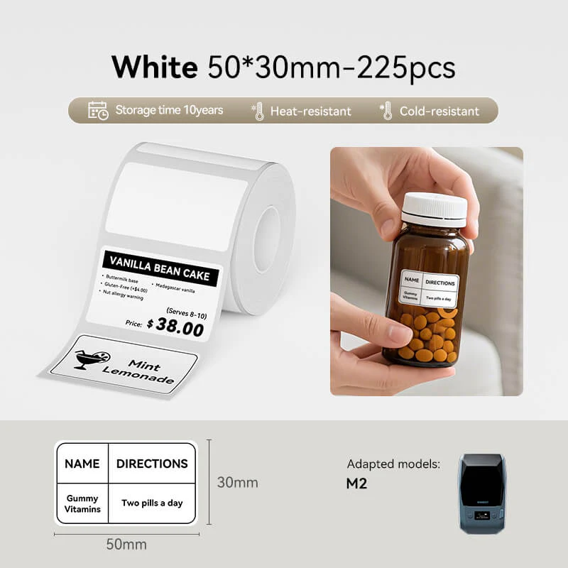 Thermal Transfer Label Printer Labels for M2, M3 - Image 8