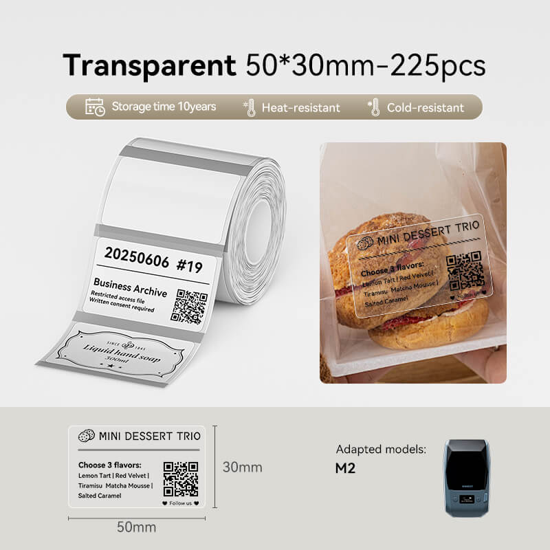 Thermal Transfer Label Printer Labels for M2, M3 - Image 28