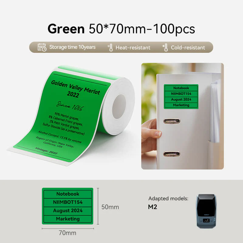 Thermal Transfer Label Printer Labels for M2, M3 - Image 43